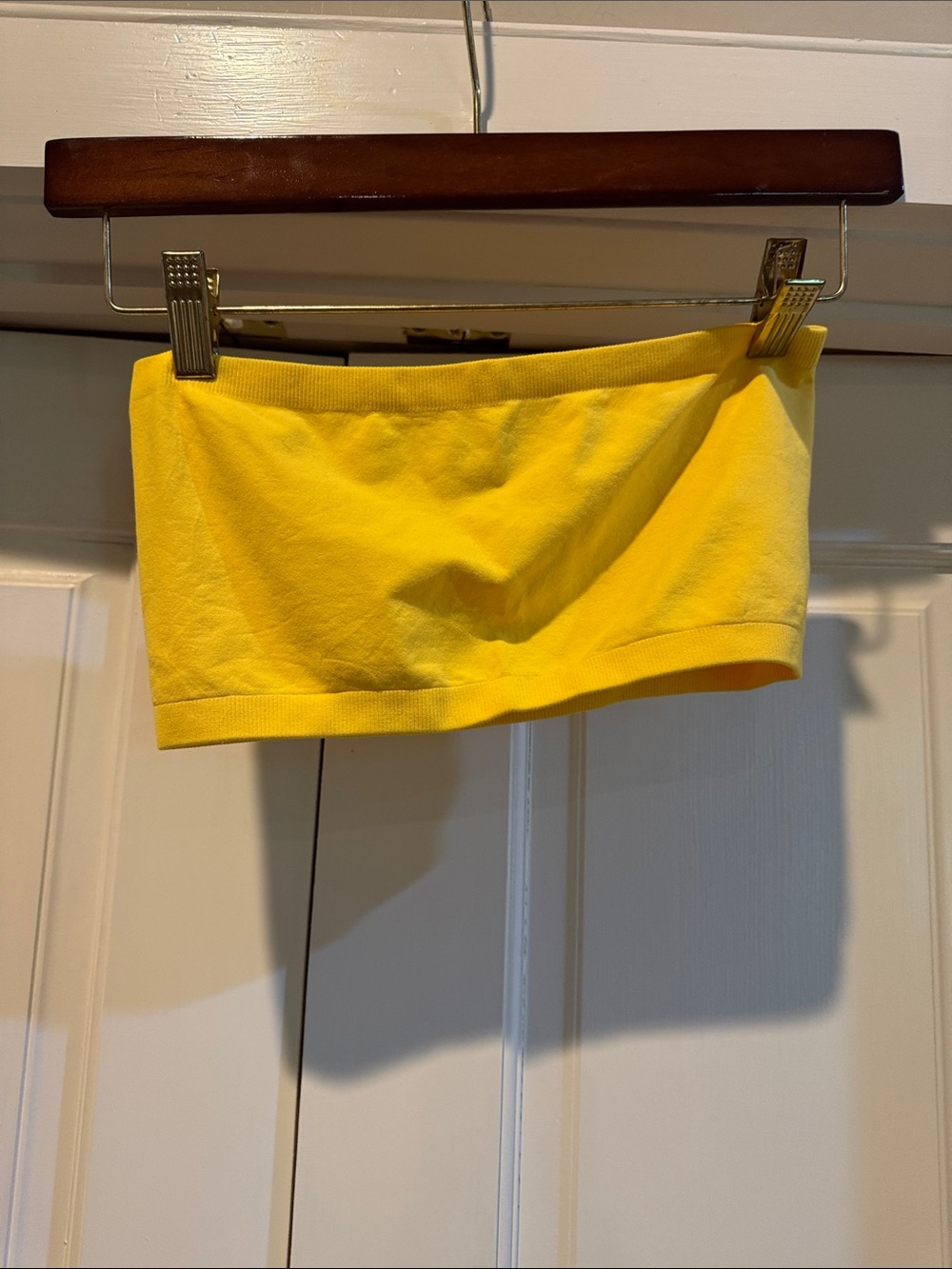 Nikibiki Yellow Seamless Bandeau Camisole